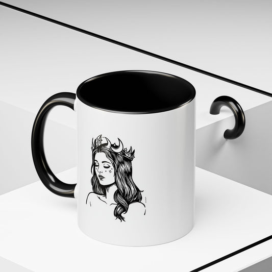 Moon Witch Mug, Celestial Coffee Cup, Witchy Moon Phase Gift, Coven Series Mug, Gift for Her, 11oz 15oz