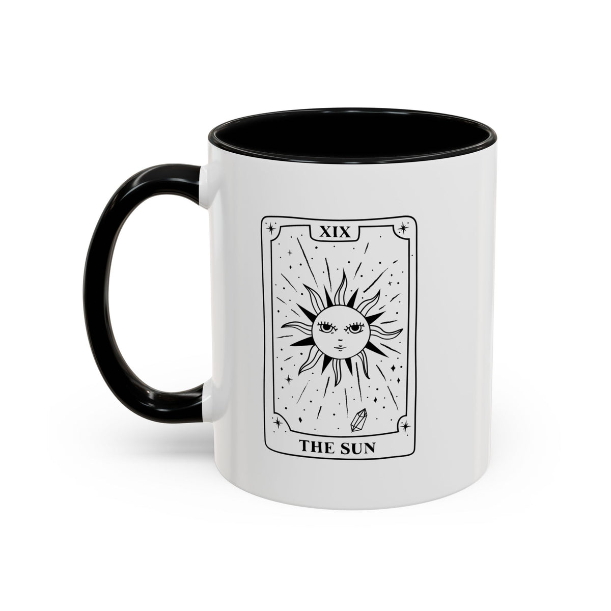 The Sun Tarot Mug, Major Arcana XIX, Happiness Gift, Celebration Gift, Two-Sided Tarot Card Mug